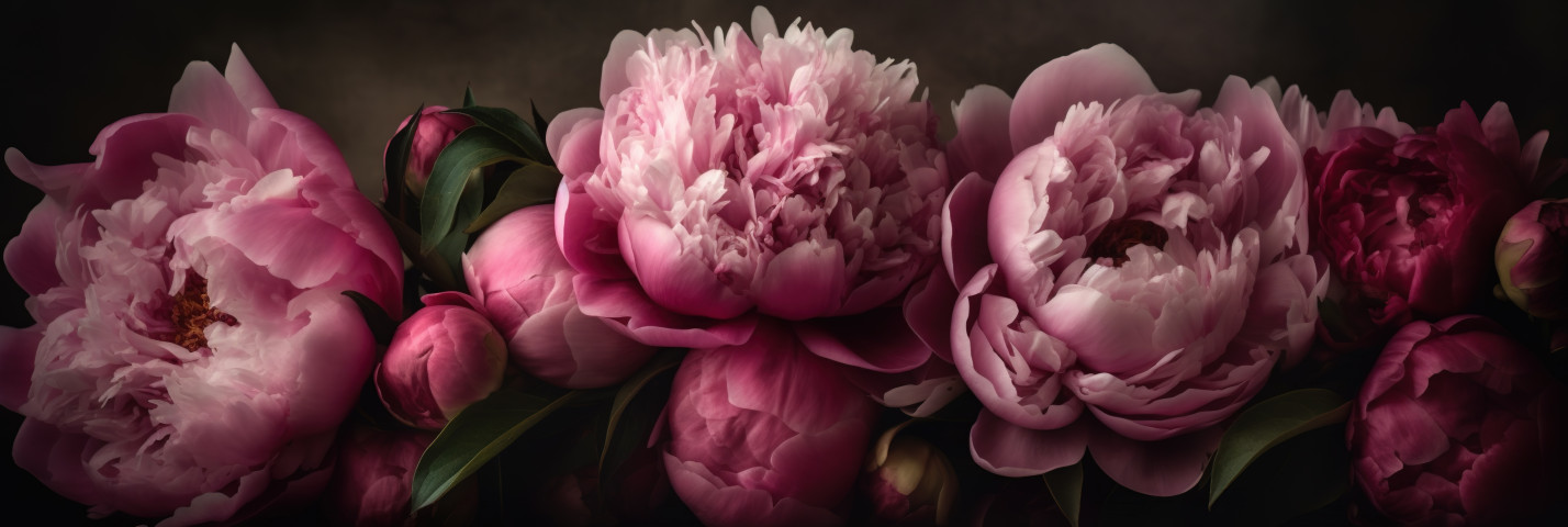 Roze pioenrozen kenmerkend voor Jolanda Spek
